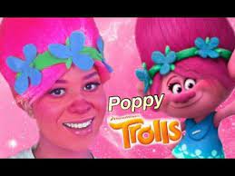 trolls poppy makeup tutorial for