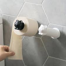 Cat Toilet Roll Holder Hanger