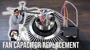 replace the capacitor in a ceiling fan