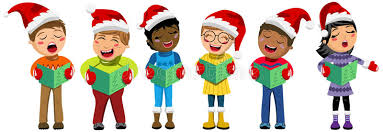 Image result for child singing clipart christmas