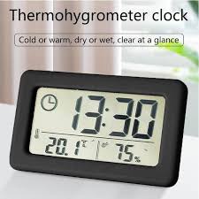 Digital Thermohygrometer Clock