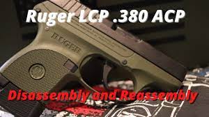 ruger lcp 380 disembly and