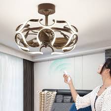 Nordic Ceiling Fan Lights Lamp Metal