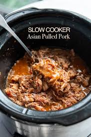 slow cooker asian pulled pork recipe