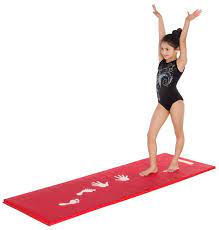 practice mat for cartwheel and balance beam