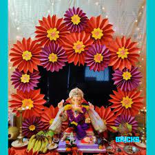 ganapati flower decoration ideas to
