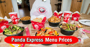 panda express menu s updated