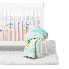 crib bedding set wildflower 3pc cloud