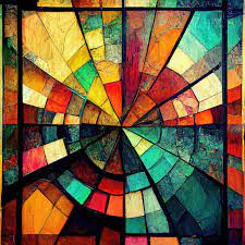 Abstract Mosaic Window Ilration