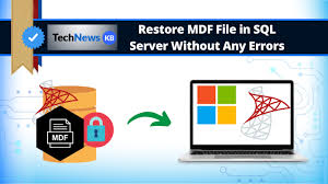 how to re mdf file in sql server