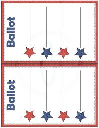 Free Printable Voting Ballots For Kids That You Can Customize Blank
