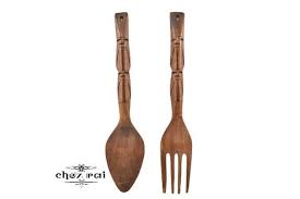Large Decorative Spoon Fork Cutlery