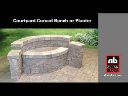 Courtyard Curved Bench Or Planter