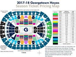 Georgetown Hoyas Basketball Season Tickets Includes Tickets