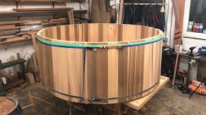 Bis bordsteinkante oder komplette installation? Woodworking Making A Cedar Hot Tub Part 1 Youtube