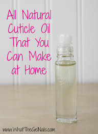 the best cuticle oil you can make at home