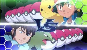 Stone Face (-_-) {-_-} [-_-] <-_-> - Ash vs Alon! Pokemon XYZ Pokemon  League final battle for the championship title!