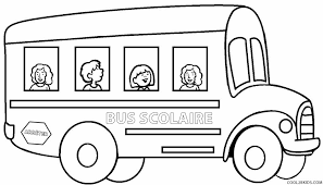 Coloriageetdessins.com vous offre la possibilité de colorier ou imprimer votre dessin de bus ou de car en ligne gratuitement. Coloriages Autobus Scolaire Coloriages Gratuits A Imprimer