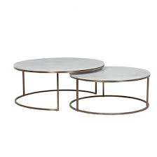 elle nesting coffee tables marble