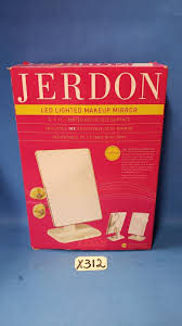 jerdon led lighted makeup mirror