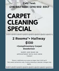 carpet cleaning holiday special