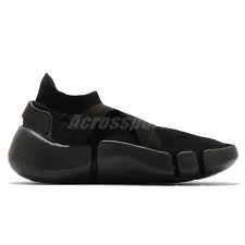 Details About Nike Footscape Flyknit Dm Triple Black Men Running Lifestyle Slip On Ao2611 003