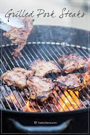 grilled pork steaks recipe with
