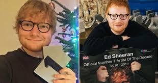 Ed Sheeran Named Number One Artist Of The Decade In The Uk