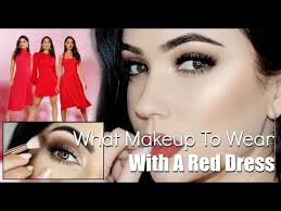 makeup for a red dress cool warm