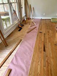 how we installed hardwood floors diy