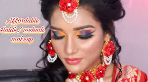 haldi mehndi makeup tutorial at home