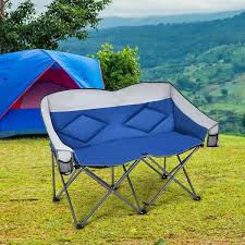 Sunrinx Blue Folding Camping Chair With