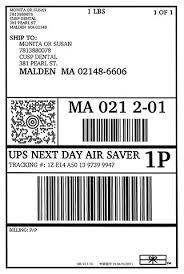 Ups worldwide services tracking label. Ups Label Cusp