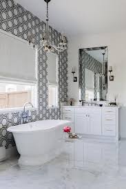 white hex tiles on bathtub wall