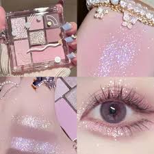 makeup glitter pearly eyeshadow palette