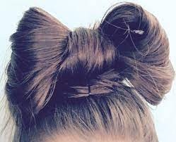 Adjust hair loops with your hands and comb for that perfect bow shape and then use a hair spray this will provide a hold to your up finish off the hair style with a flower or any accessory you like. Easy Bow Hairstyles You Should Flaunt This Season