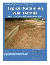 Retaining Wall Details Ingeniería