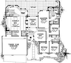 Pueblo Style Ranch Home Plan 81387w