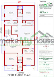 Buy 30x65 House Plan 30 By 65 Front