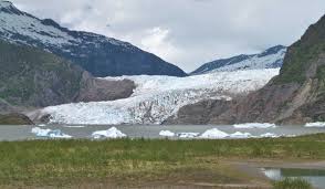 mendenhall glacier from the cruise port