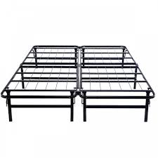 queen size foldable platform metal bed