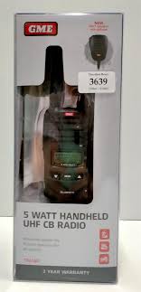 Find great deals on ebay for handheld uhf. Sold Price A 5 Watt Hand Held Uhf Cb Radio Marked Gme Tx6160 In Sealed Box October 2 0120 6 00 Pm Aedt