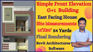 elevation design by revit software