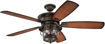 Westinghouse Lighting Westinghouse 7800000 Brentford 52 Inch Aged Walnut Indoor Outdoor Ceiling Fan Light Kit With Clear Seeded Glass 52 Inch Amazon Com