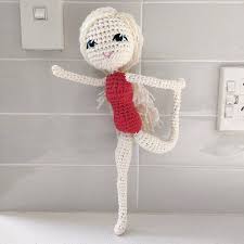 gymnast doll pdf crochet pattern felt