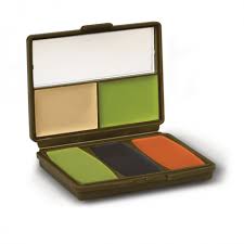 color military woodland makeup kit