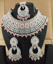 white br bridal jewelry sets
