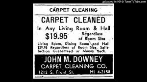 john m downey carpet cleaning jingle