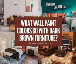 What Wall Paint Colors Go With Dark