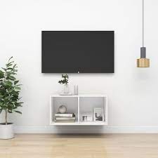 Wall Mounted Tv Cabinet White 37x37x72